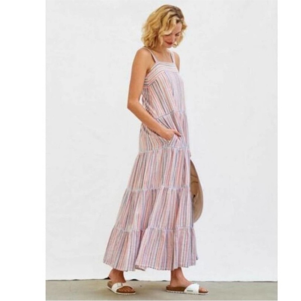LAST CHANCE Anthro Sundry Luna Tiered Maxi Dress